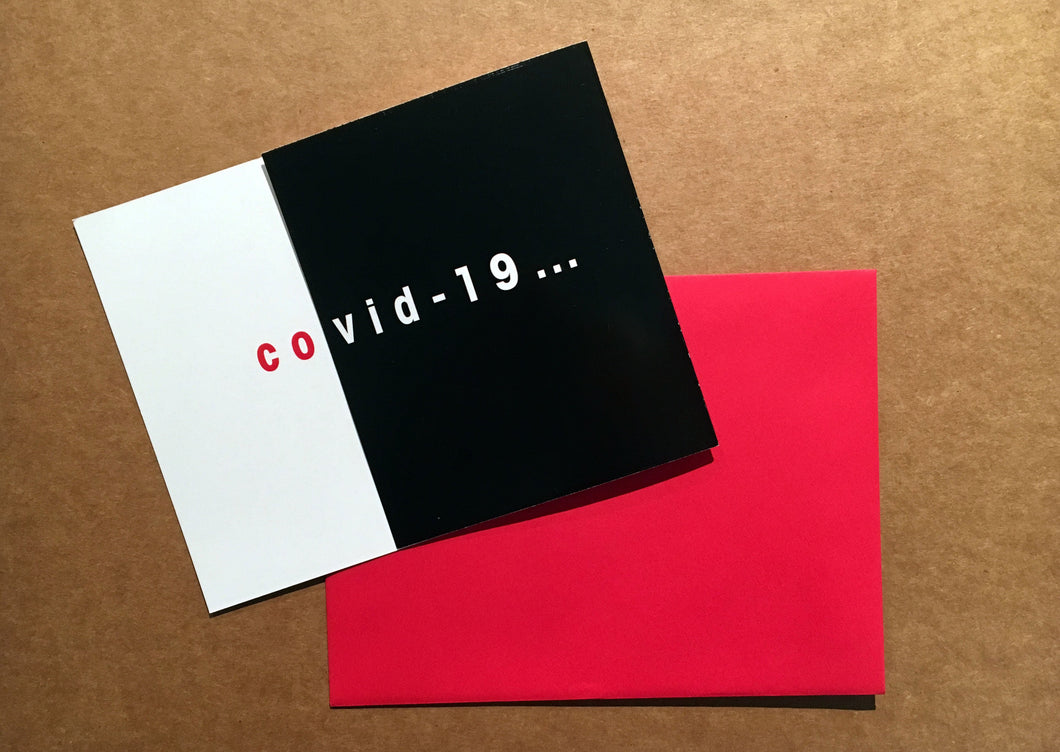 Coronavirus COVID-19 Greeting Card